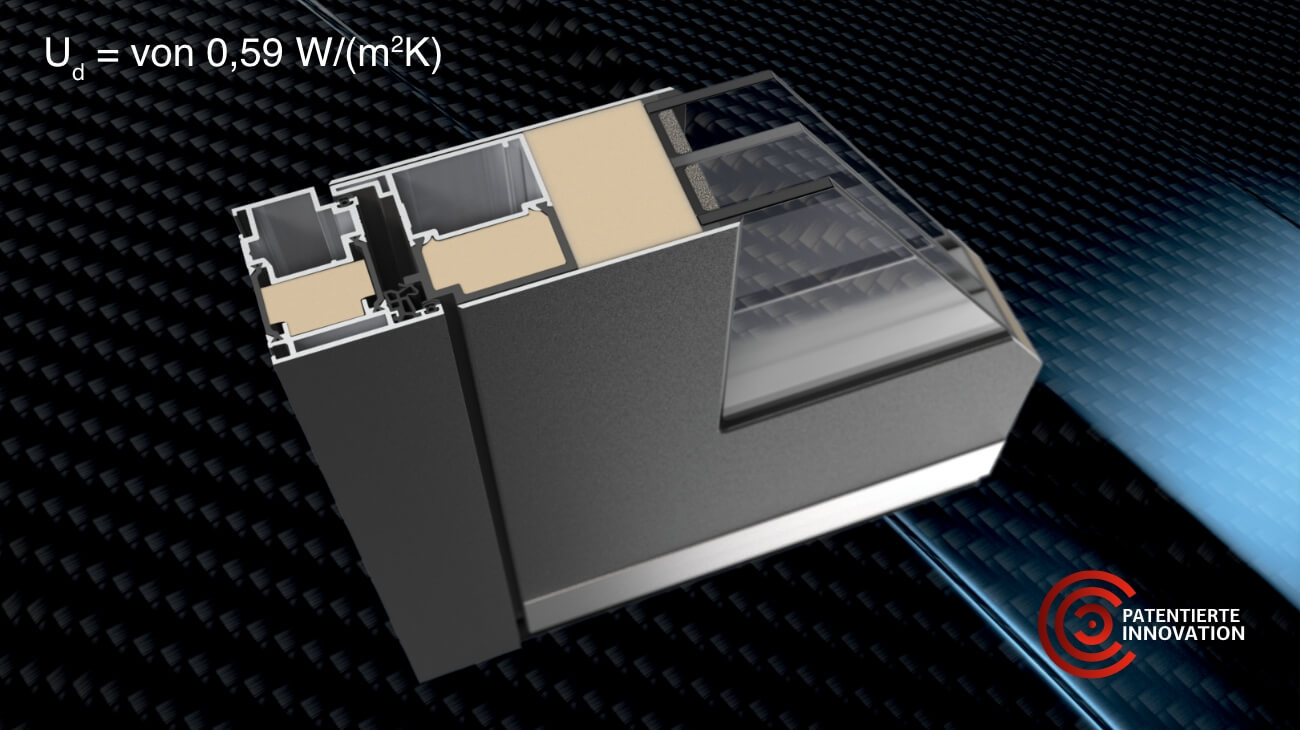 Aluminium doors and thermal insulation