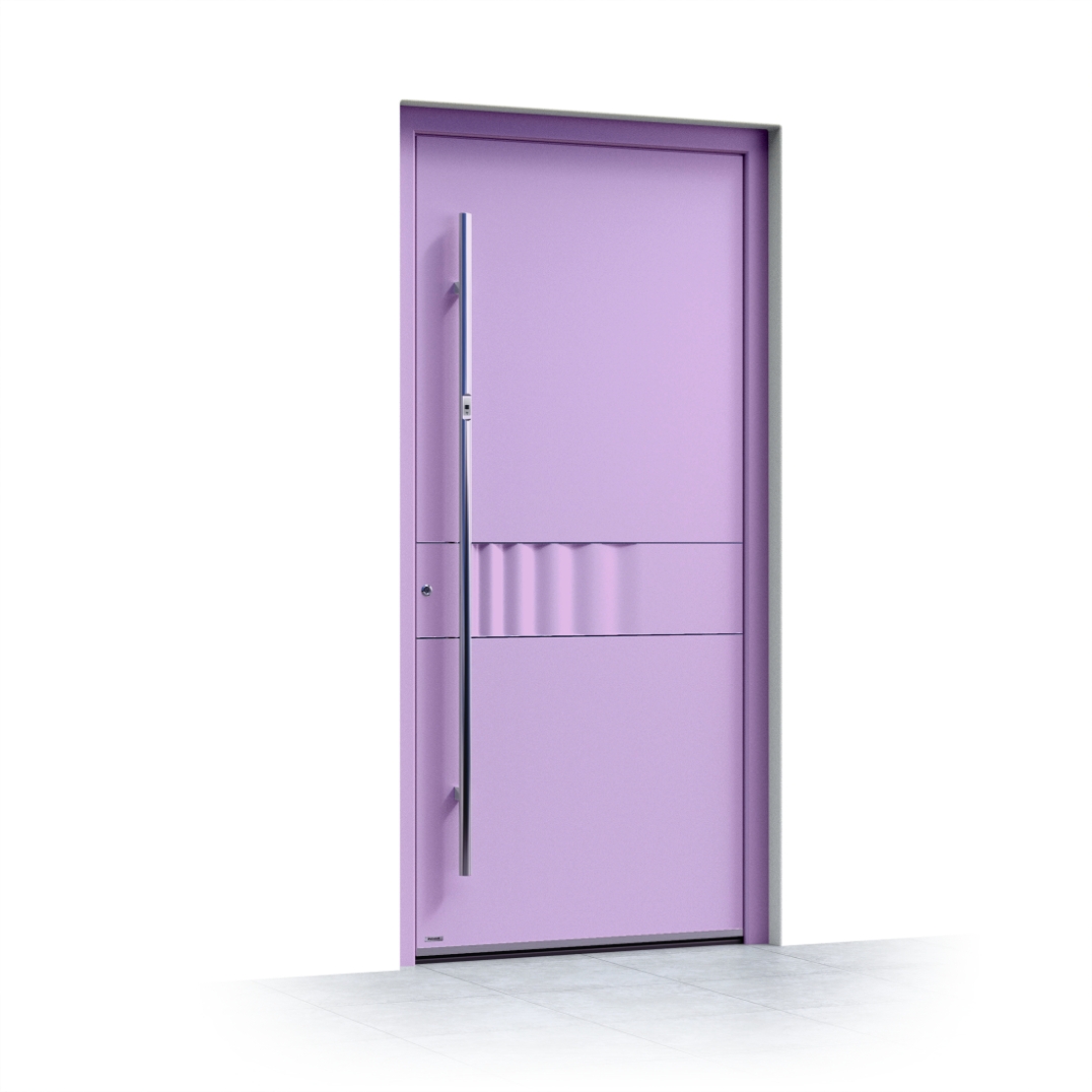 Lilac front door