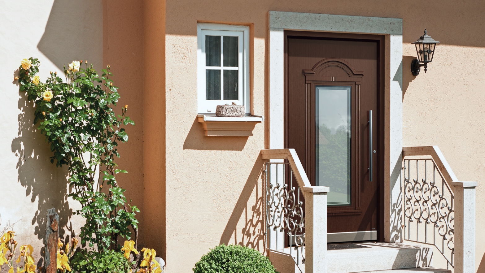 Cottage styled front doors