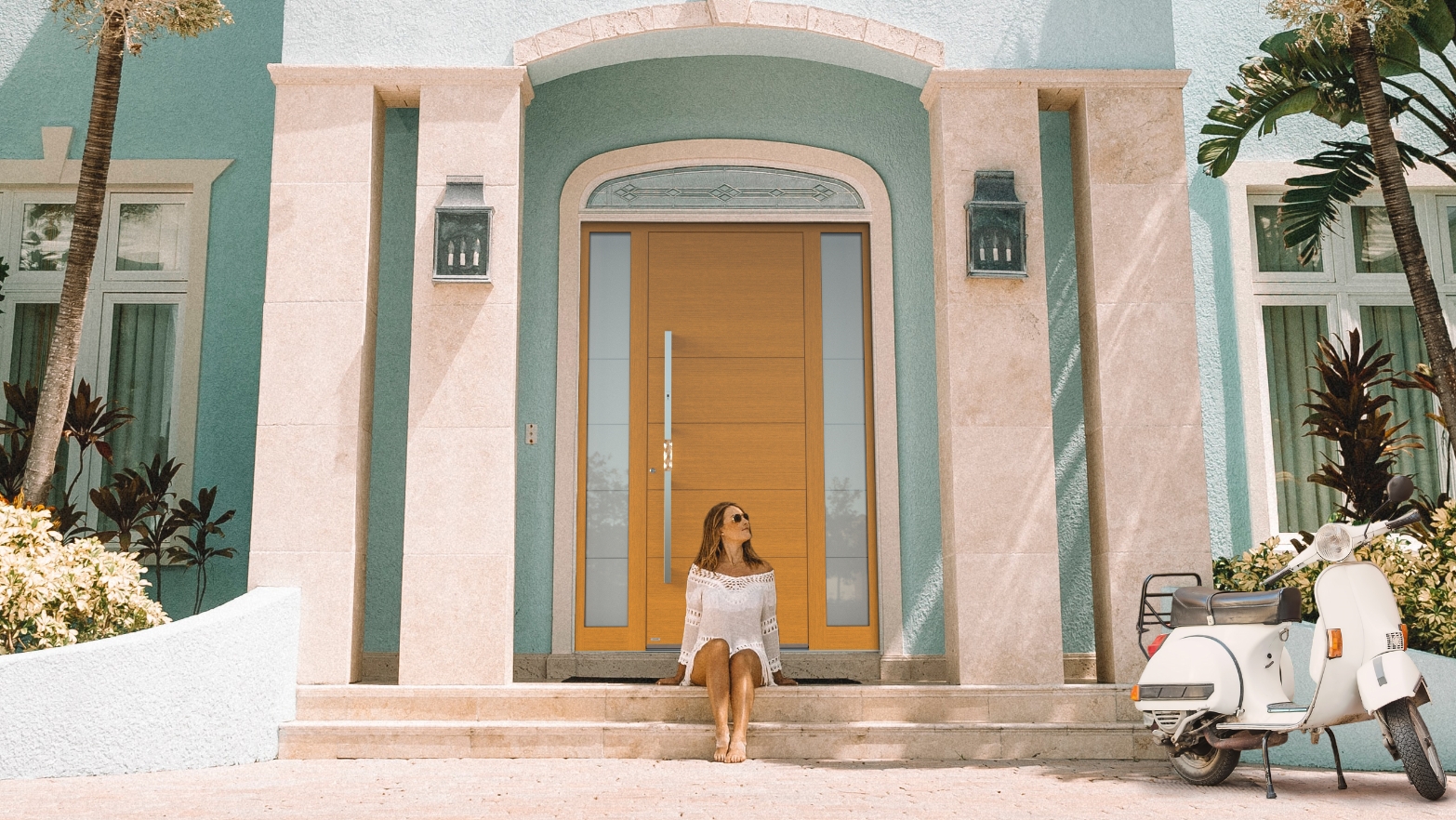 Solid wood front doors